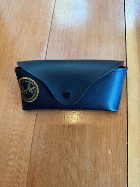 VINTAGE Ray Ban Eye Glasses/Sunglasses Snap Case BLACK & RED